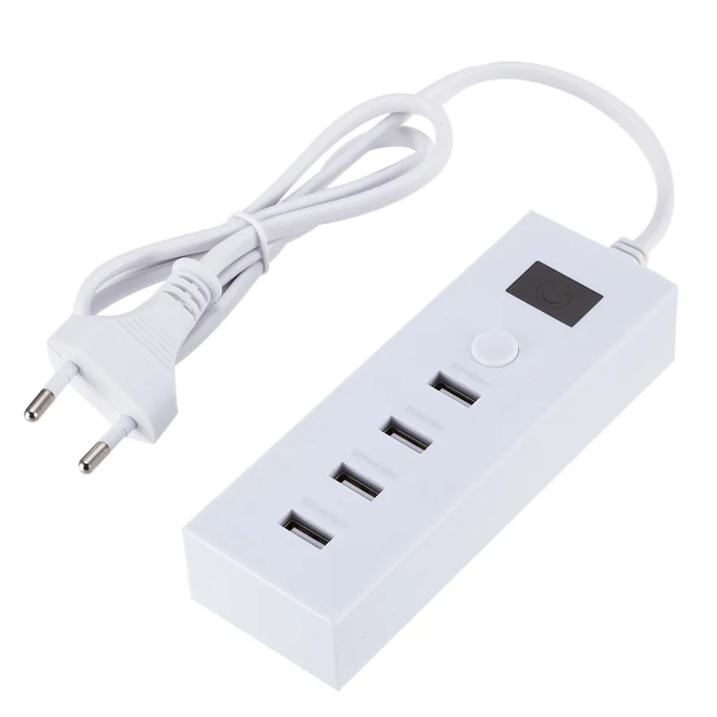 

Phone Charger USB Charger 4 Ports Portable Fast USB Charging Universal Travel Adapter For iPhone Samsung Xiaomi Huawei