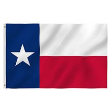 1 unidad 90*150cm la bandera de EE. UU. Texas 3*5 pies Estado de Texas pancarta de gran calidad TX decoraciones de la bandera del Estado para el hogar 3x5ft