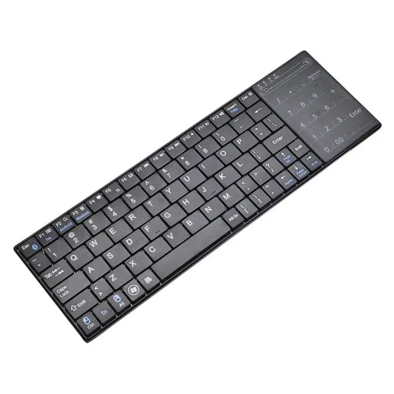 

Ultra Thin Wireless Bluetooth 83 Keys Gaming Keyboard Keypad with 8 Keys Touch Pad Panel for Windows IOS Android