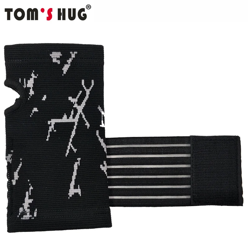 1 шт. напорный бандаж для защиты ладони наручный браслет Tom's Hug профессиональные спортивные Напульсники опора для запястий черный