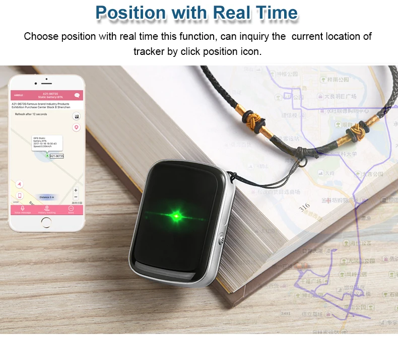 A21 Мини Портативный gps трекер в реальном времени GSM GPRS анти-потеря слежения охранная система с SOS/голосовой монитор/двухсторонний разговор