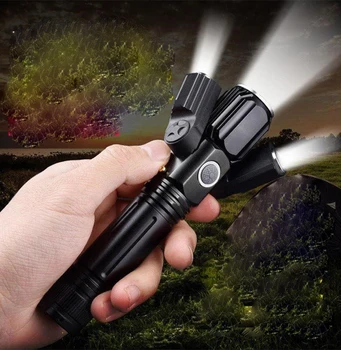 

LED Flashlight 18650 High Power 3000lm Lamp Torch Light Powerful Flashlight Waterproof camp cycle
