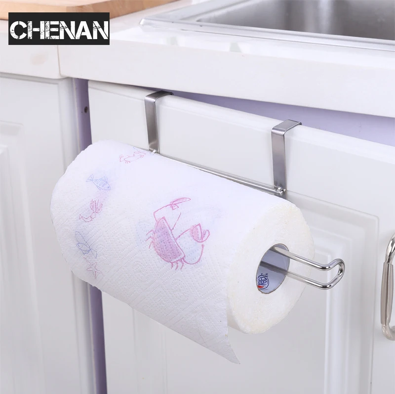 ورق المطبخ حامل شماعات بكرة مناديل منشفة رف الحمام المرحاض بالوعة الباب سلة غسيل معلقة تخزين هوك