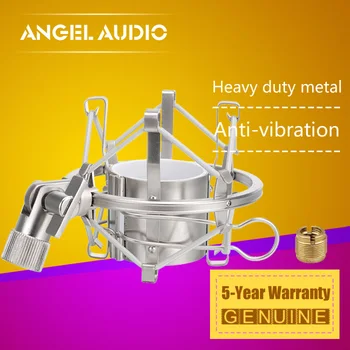 

Free Shipping Studio Recording Microphone Shock Mount Mic Holder Clip Clamp Mike Stand Suspension Spider For Heil Sound PR 30 40