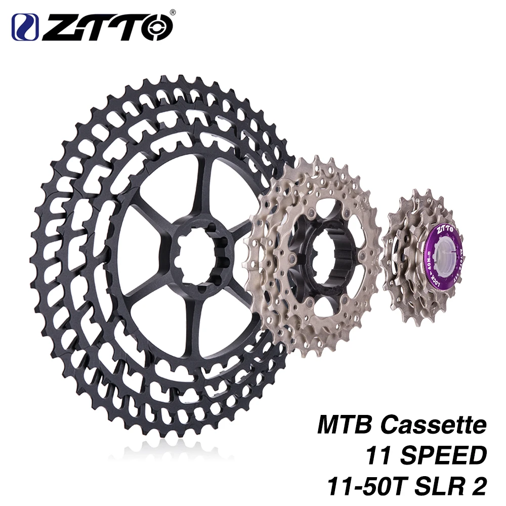 ZTTO 11 speed SLR 2 кассета 11-50T широкоугольный Сверхлегкий 360g CNC Freewheel MTB горный велосипед запчасти для велосипеда sram XX1 m9000