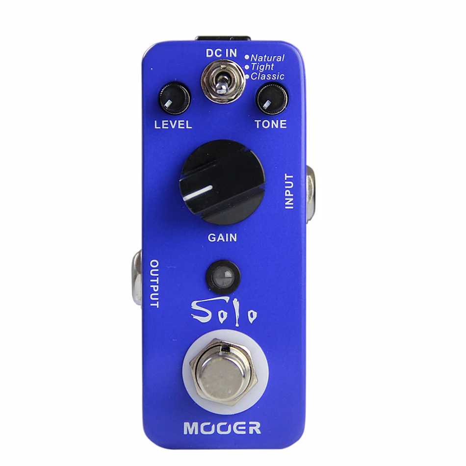 Mooer Solo педаль для гитары с высоким коэффициентом усиления и искажениями