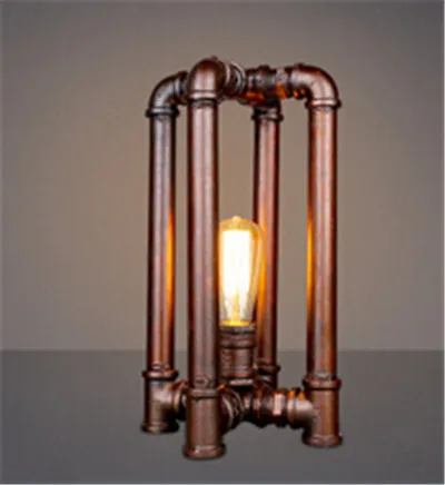 Industrial Country vintage table lamp copper color Retro ...