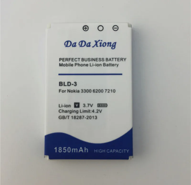 Аккумулятор литий ионный Da Xiong 1850 мАч для телефона Nokia 7210 2100 3300 6220 6610 7250 I6260 6200 6610i