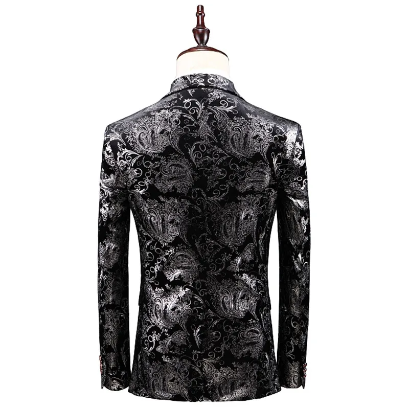 Мужской костюм с принтом 2019 костюмы weddingsuit классический деловой облегающий
