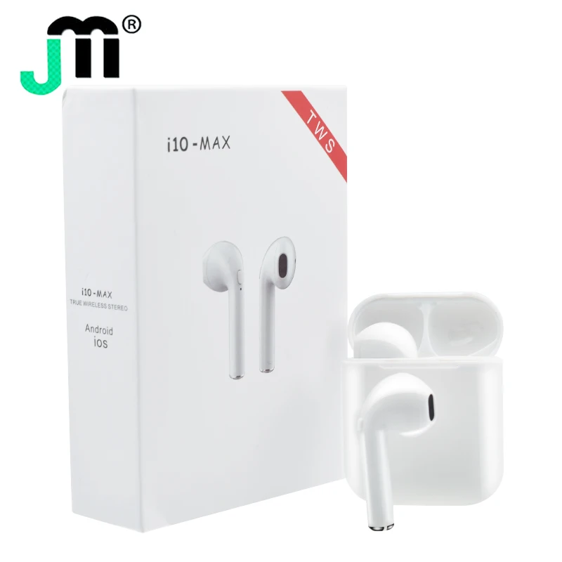 

i10 Max TWS Ifans Double Earpods Mini Wireless Air Bluetooth Pods Earphone Earbuds With Charging Box Mic For Android Iphone7/8/X