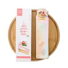 30 шт. бумажные закладки для книги с днем рождения, аксессуары, милый торт, открытка, подарок, канцелярские принадлежности, школьные принадлежности A6507