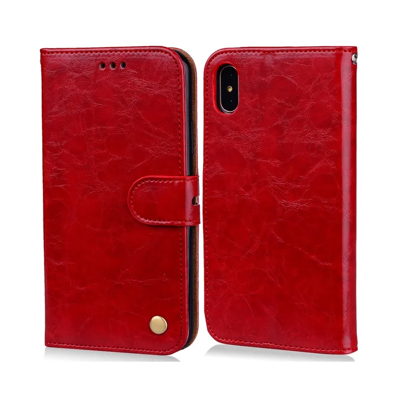 

Luxury PU Leather Case For iPhone 6 6s 7 8 Plus 5 5S SE Case Wallet Flip Cover For iPhone XS MAX XR X Case Coque Fondas