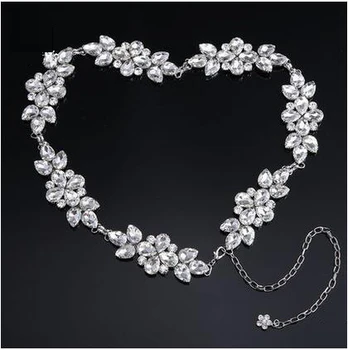 

New belly dance accessories senior stones flowers belly dance belts for women belly dance scarf T907C