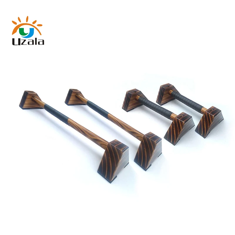 

Russian stand-up push-ups solid wood household handstand wooden fitness equipment