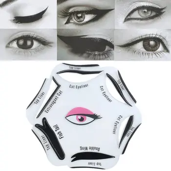 

6 PCS/Set Cat Eye Line Models Smokey Eye Stencil Template Shaper Tool Cosmetic Easy Makeup Beauty Tools Accessories Dropship