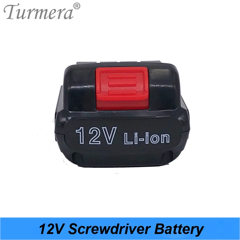 Turmera 12V 12.6V 3S 18650 battery pack battery mini lithium battery electric drill Cordless screwdriver battery shura shurik battery D 01