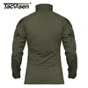 TACVASEN Men Camouflage Tactical T-shirts Summer Army Combat T Shirt Cotton Military T-shirt Airsoft Paintball Hunt Clothing Men ► Photo 3/6
