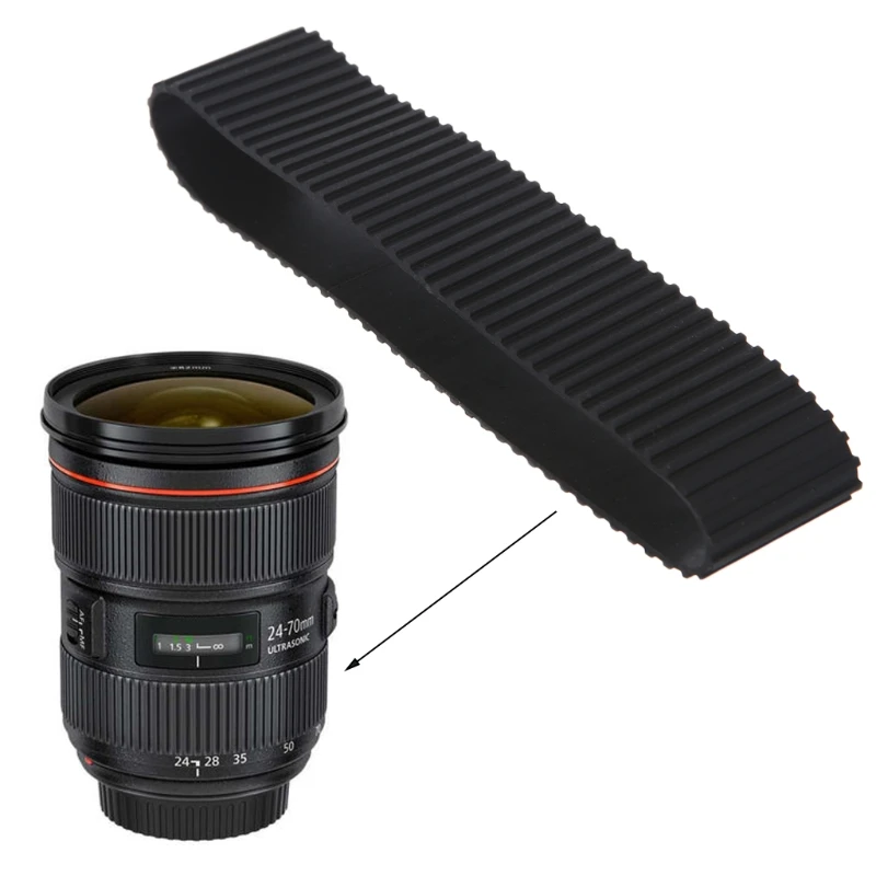2018 High Quality OOTDTY Camera Lens Zoom Grip Rubber Ring Replacement