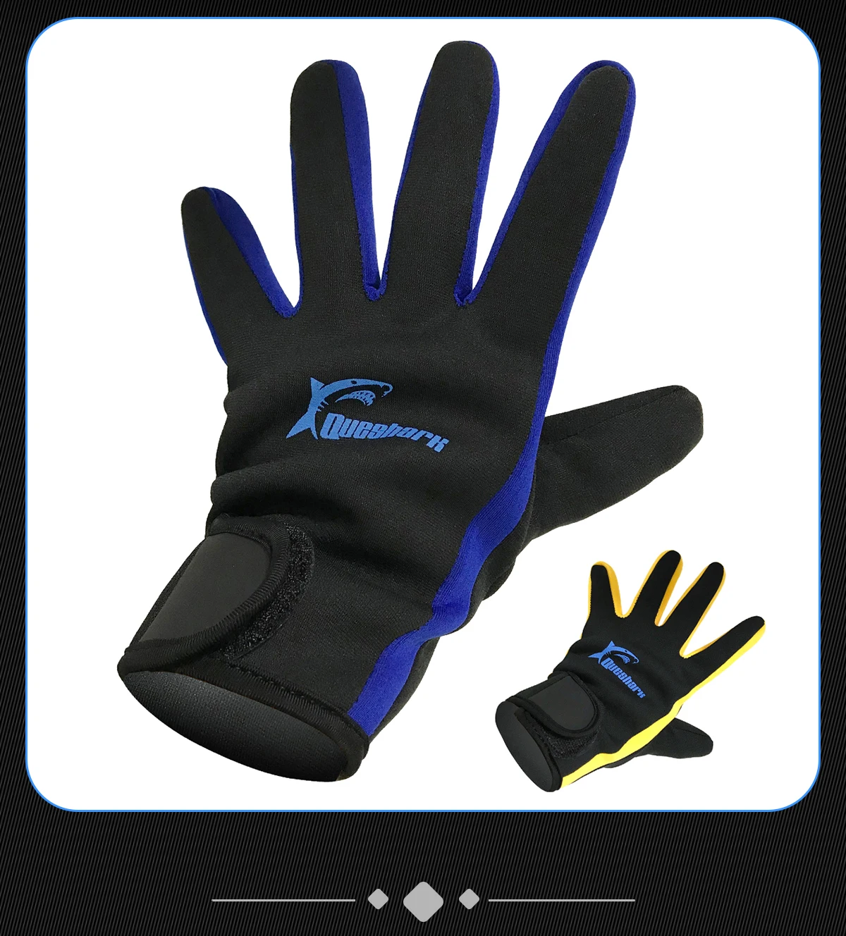Queshark, профессиональные, 2 цвета, большой размер, 1,5 мм, неопреновые перчатки для дайвинга, теплые, не скользят, оборудование для подводного плавания, гидрокостюм, перчатки для плавания