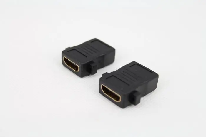 

Dinto Useful HDMI Female to Female 1.4V F/F with Screw holes Extension Adapter Connector For the Wall Panel