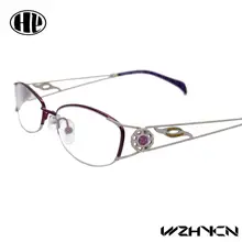 Роскошные женские очки, оправа, Ретро стиль, сплав, oculos, прозрачные линзы, нержавеющая сталь, Ретро стиль, gafa, дизайнерские очки с цветами для женщин