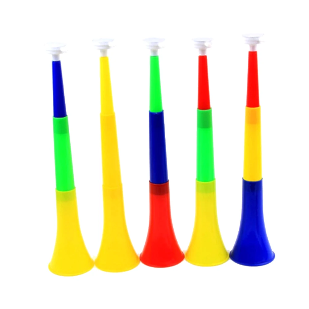 

55cm-60cm (Ajustable) Large Three Plastic Trumpet Football Game Fans Horn Bar Games Props Children's Toys Educational
