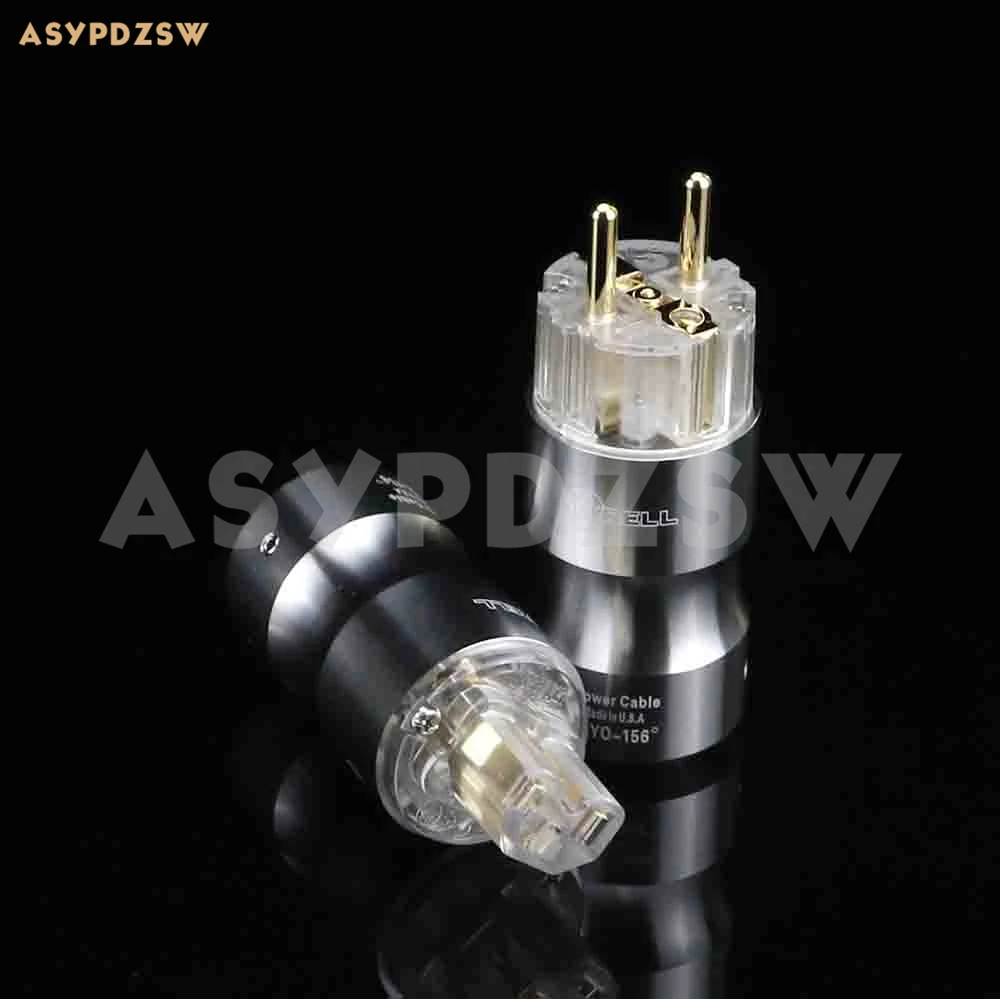 1 Paio Di Spine Ca Standard Ue Placcatura In Oro Viola Krell 16A + Alimentatore Iec