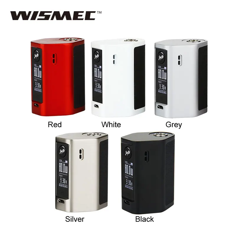 

Clearance 80W WISMEC Reuleaux RXmini TC MOD Vape Battery 2100mAh Pro 0.05-3.5ohm Coil Range RXmini TC80W Box Mod Battery 510