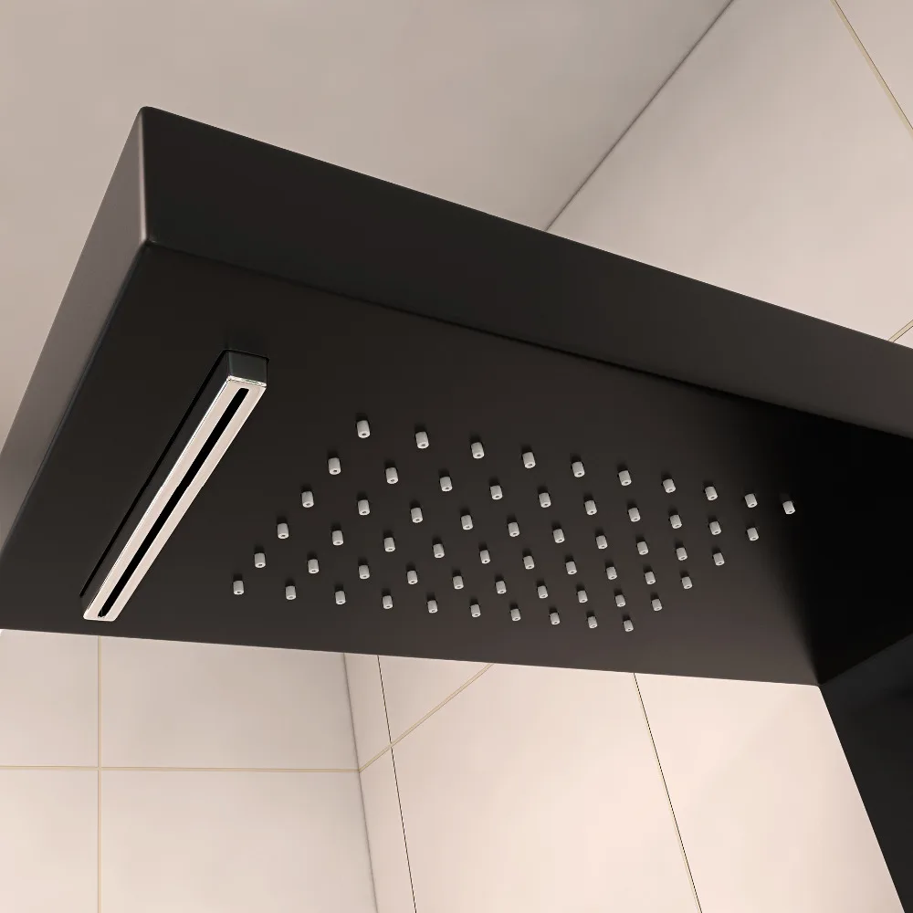 waterfall shower panel