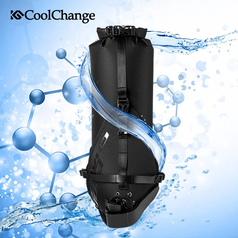 CoolChange Водонепроницаемая велосипедная седельная сумка для велосипеда