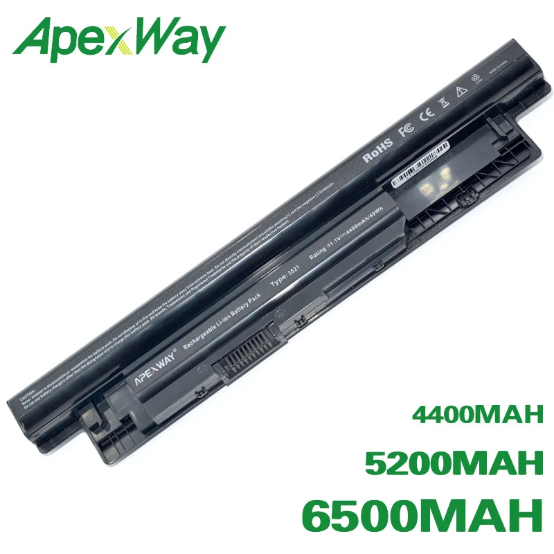 Скидка ApexWay ноутбук Батарея для Dell Inspiron 3521 17R 5721 15R 5521 15 14R 5421 14 3421 MR90Y VR7HM W6XNM mr90y YGMTN XRDW2 T1G4M