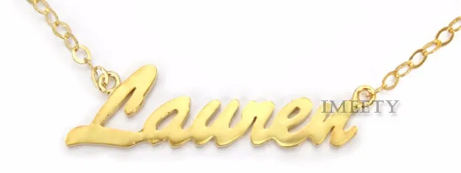 gold nameplate necklace