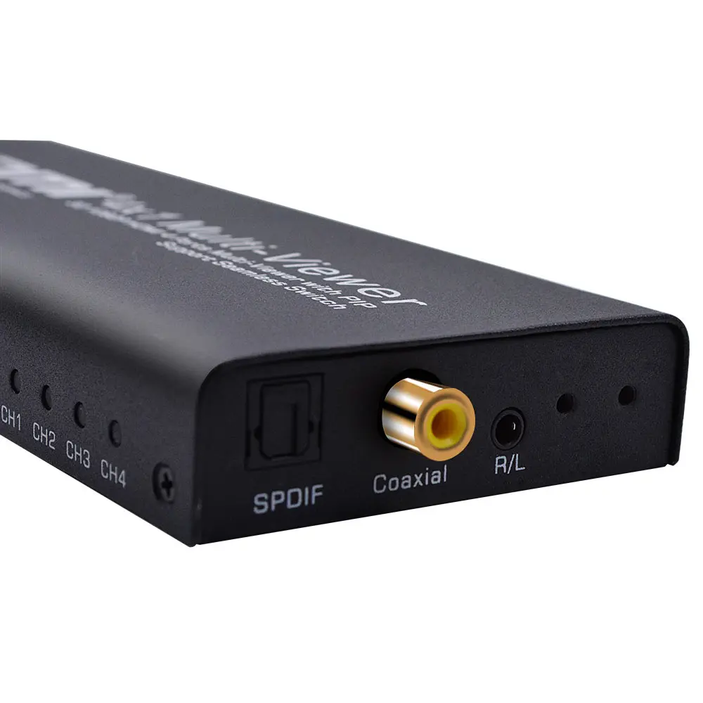 Elistooop HDMI 4x1 четырехъядерный мультипросмотр с поддержкой PIP бесшовный