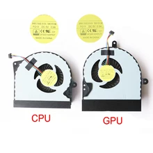 Графический процессор Процессор вентилятор для ASUS G751 G751J G751M G751JT G751JY G751JL охлаждающий вентилятор кулер DFS501105PR0T FG13 DFS561405PL0T FG15 5V