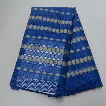 

High Quality African Tulle Lace Fabric With Stones Guipure Lace Fabric Embroidered Cord Lace Fabric For Party Dress LP30