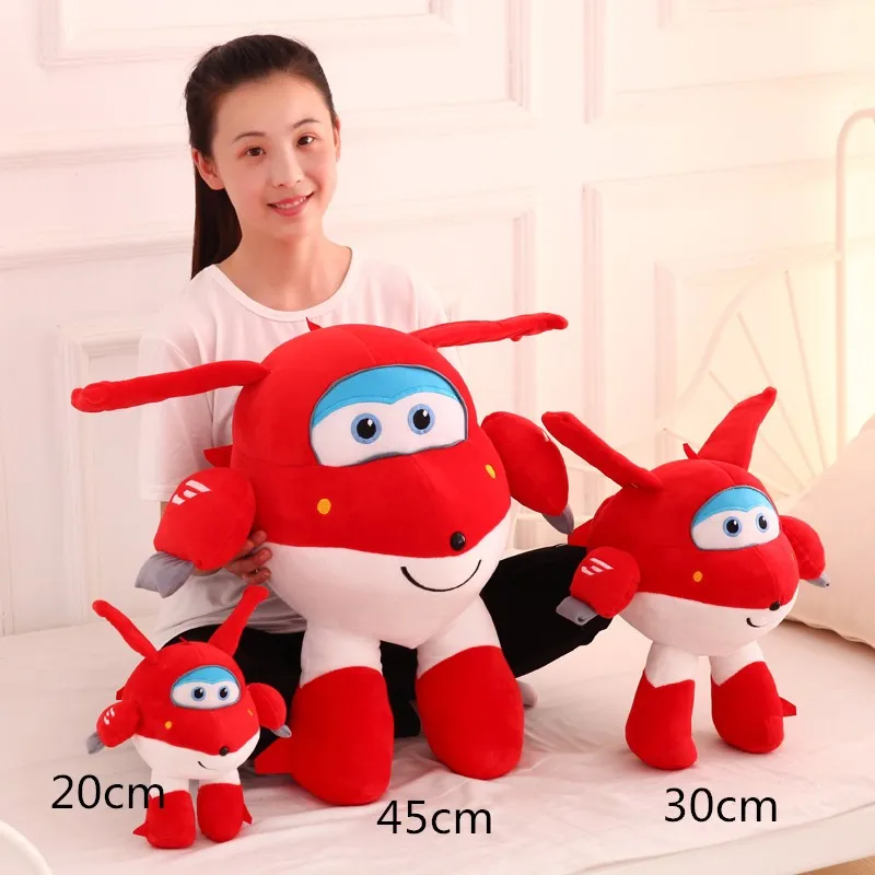 Super-Wings-Superwings-Jett-Cartoon-Toys-Plush-Small-Dolls-For-Children-20cm-30cm-45cm-