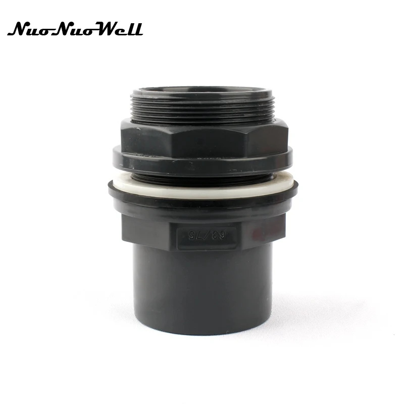 1pc NuoNuoWell PVC 63mm 2 1/2" Waterproof Fish Tank Drainage joints