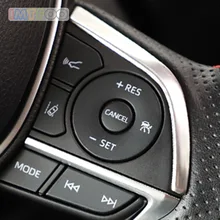 AUTO VOLANTE DECORAZIONE ASSETTO LUNETTA STAMPAGGIO GUARNISCE PER TOYOTA CAMRY RAV4 2018 2019 ACCESSORI PER AUTO-STYLING