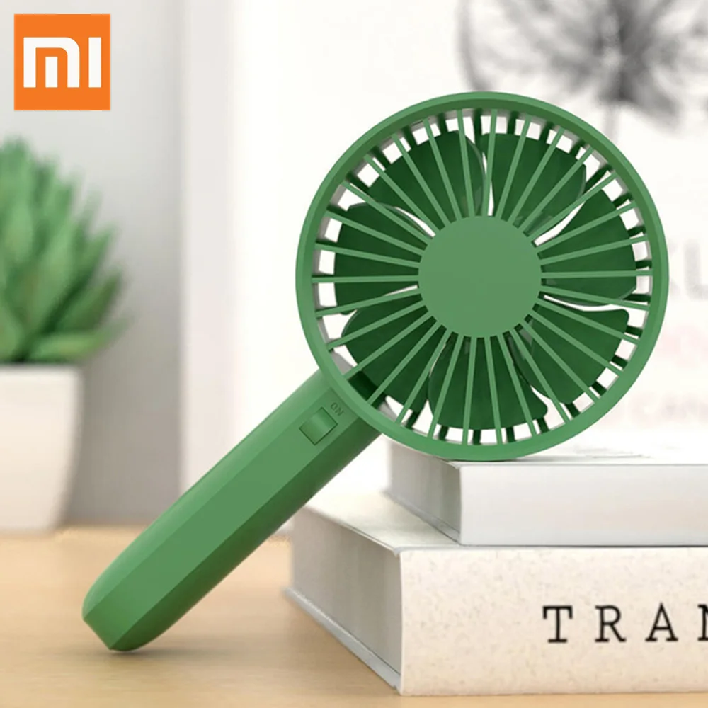 

Original Xiaomi Mini Portable 7-Blade Fan VH Handhold Fan Adjustable 3 Modes Wind With A Detachable U-Shaped Base For Smart Home