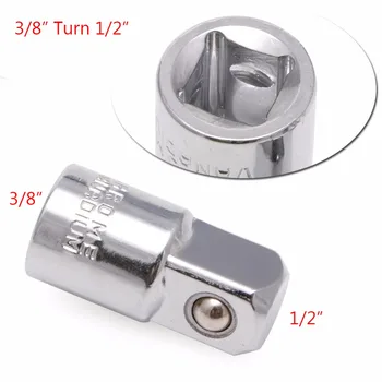 

3/8" Convert To 1/2" Ball Lock Ratchet Socket Adapter Reducer Converter Tool