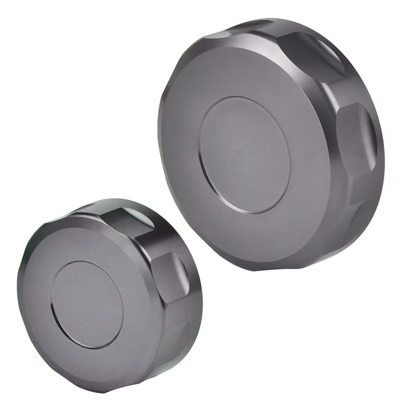 H2CNC Front Brake Clutch Fluid Reservoir Master Cylinder Covers Caps Cases Kit For SUZUKI GSX-R1000 GSXR1000 2007-2008 GSXR 1000