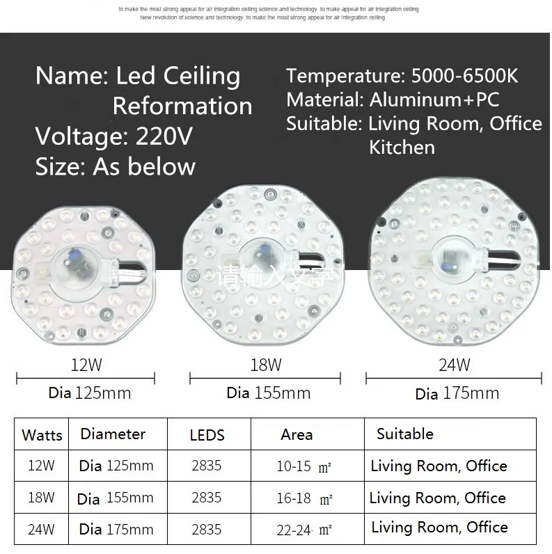 Led Module Ceiling Light | Led Ceiling Light Module 24w | Led Ceiling Lamp - Led - Aliexpress