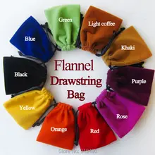10 шт./лот) фланели Drawstring сумка мобильного телефона защитный мешок многоцветный Drawstring сумка логотип мешок продуктов сумки