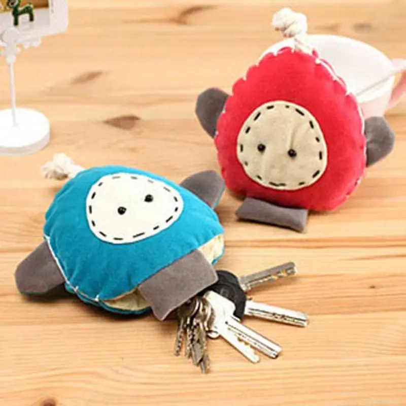 Cute Keychain NFS HOT Creative Woman Clutch Cute Korean Jewelry Handmade Fabric Keychain Wallet