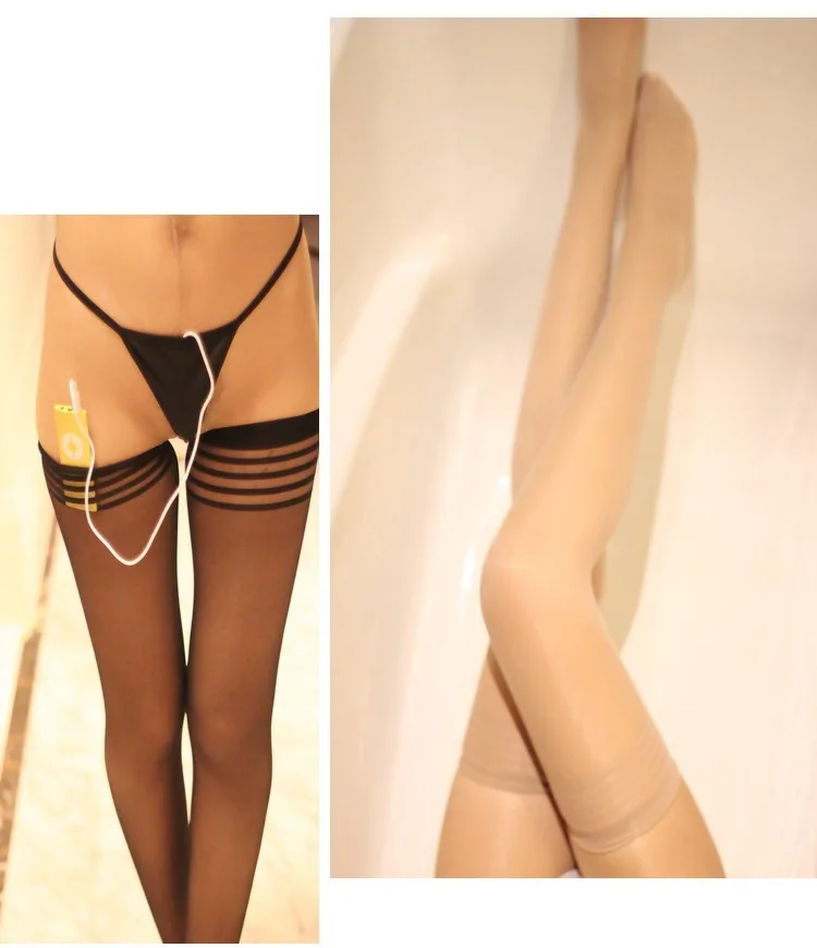 Changhai Women Sexy Nylon Stockings 2 Colors Sheer Thigh High Over The Knee Socks Ultrathin Fashion Striped Stocking Hot Sale Changhai Women Sexy Nylon Stockings 2 Colors Sheer Thigh High Over The Knee Socks Ultrathin Fashion Striped Stocking Hot Sale