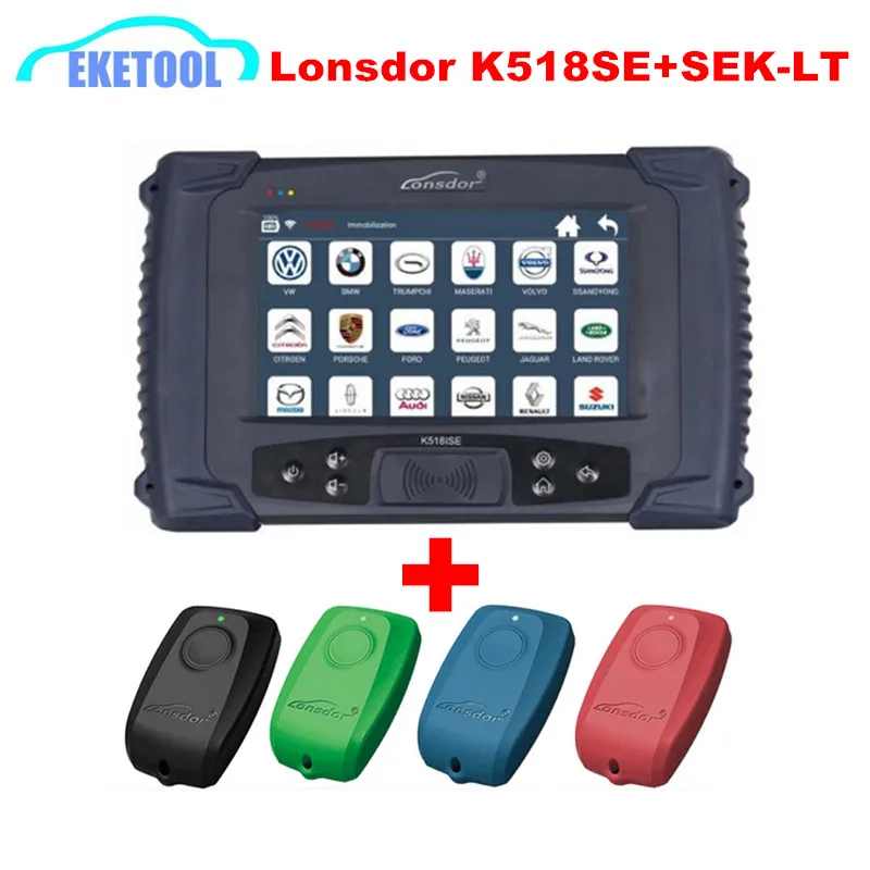 Новые поступления Lonsdor K518ISE Auto Key Программист+ SKE-LT Smart Key эмулятор 4 в 1 мощный функция для всех делает