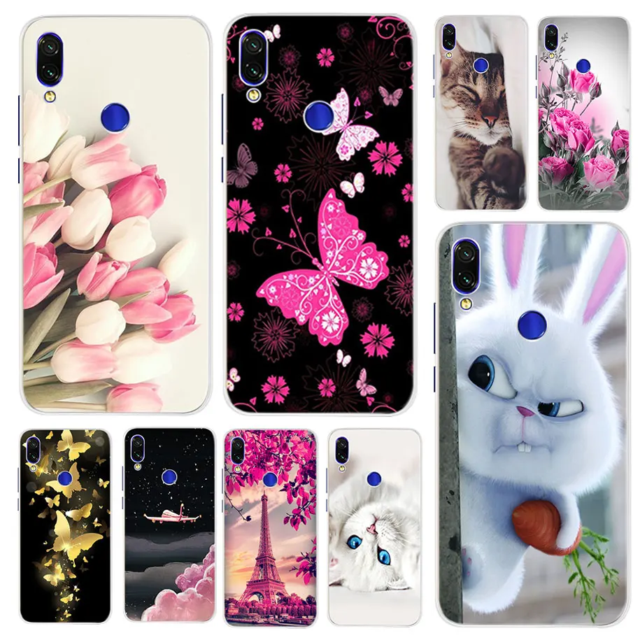 

For Xiaomi Redmi 7 Case Phone Back Cover For Xiaomi Redmi Note 7 Funda Soft Silicone TPU Cases For Xiaomi Redmi7A Note7 Pro Case