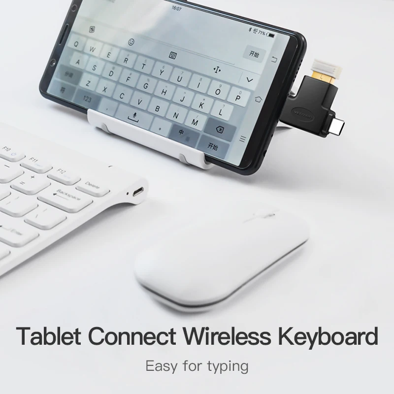 Кабель адаптер Vention USB 3 0 OTG 2 в 1 Micro Type C кабель конвертер для Xiaomi One Plus Nexus 6P C|Кабели