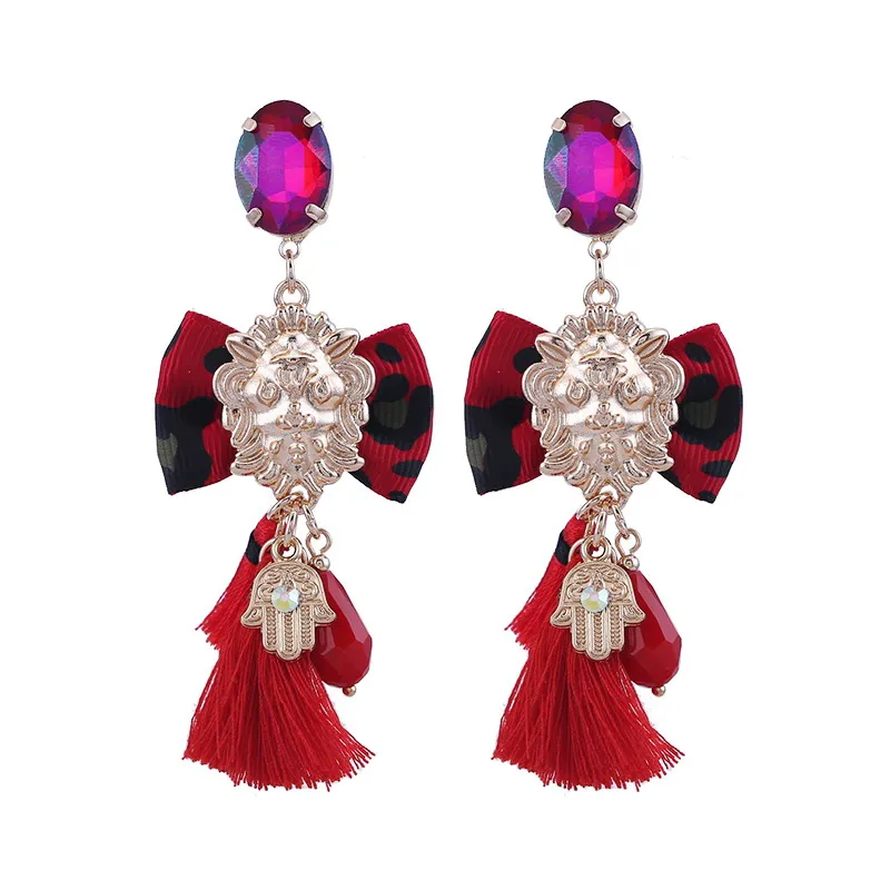 Earrings for Woman Red