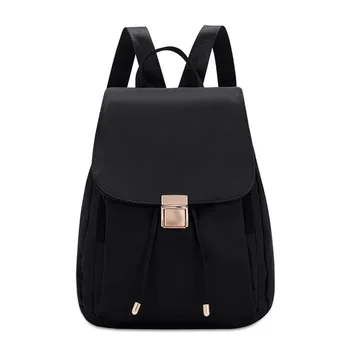 

022719 new hot lady female casual nylon travel backpack women fashion leisure bag